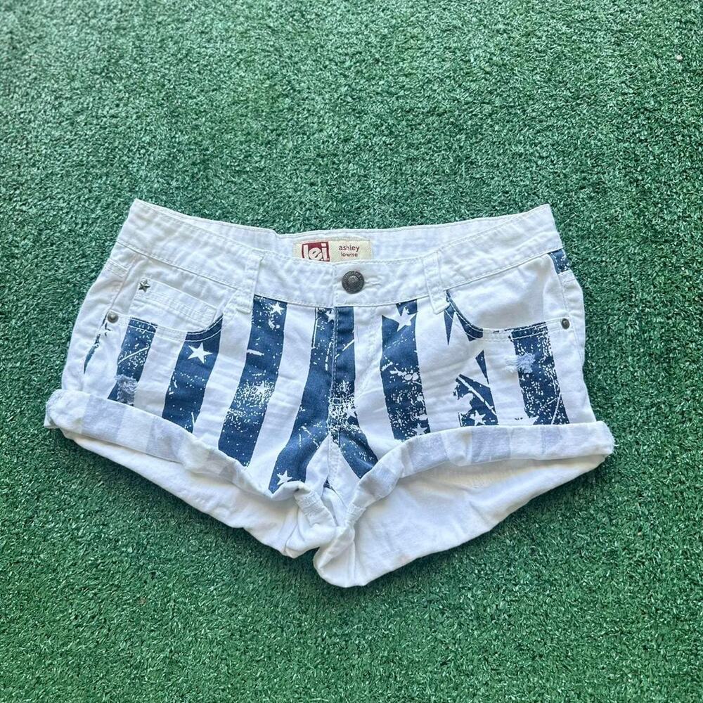 y2k lei low rise shorts